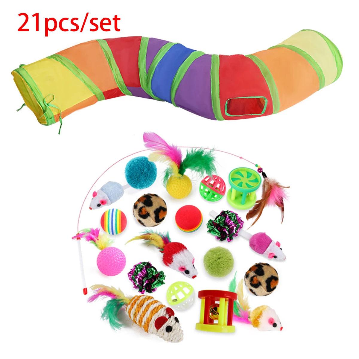 Crinkle Cat Tunnel Toy