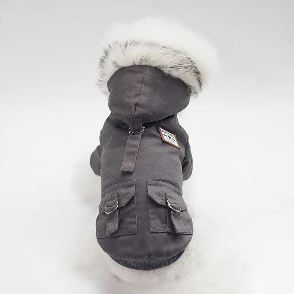 Thickened Winter Dog Military Coat