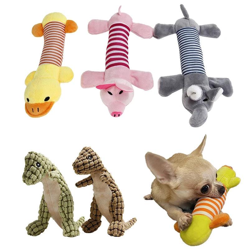 Squeaky Plush Chew Toy