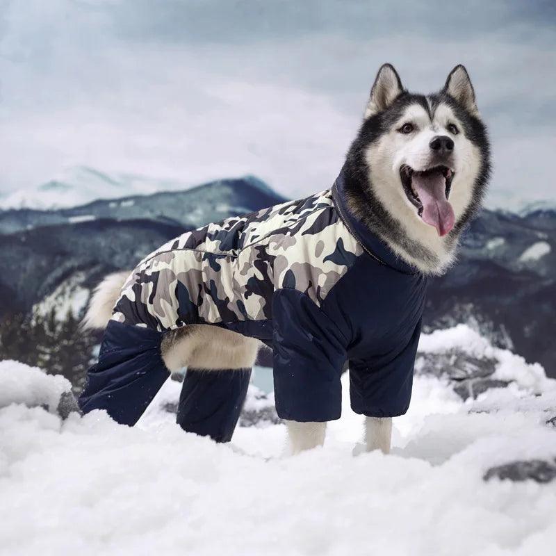 Large Dog Winter Jumpsuit