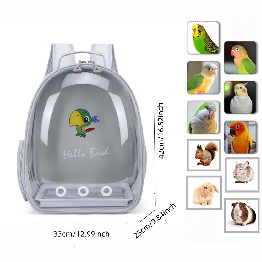 Clear View Bird Travel Bag