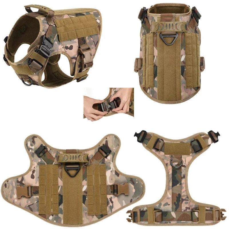 Tactical Dog Harness & Leash