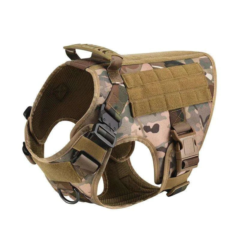 Tactical Dog Harness SetDescription:
Gear up your dog for any adventure with this military-style harness! Perfect for training and outdoor activities, it provides comfort, control, and durRegal Pet PalaceRegal Pet PalaceTactical Dog Harness