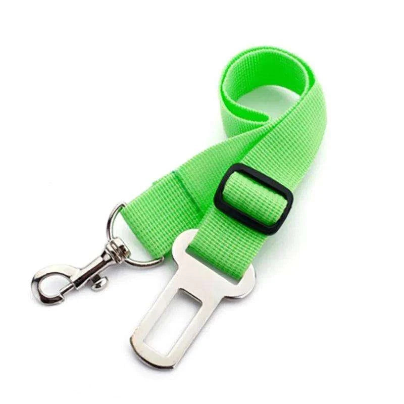 Adjustable Dog Car SeatbeltDescription:
Keep your dog safe and comfortable during car rides! This adjustable, durable seatbelt harness ensures secure travel with reflective bungee fabric for Regal Pet PalaceRegal Pet PalaceAdjustable Dog Car