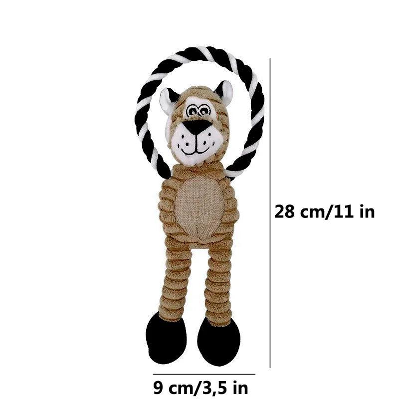 Squeaky Monkey Dog Toy