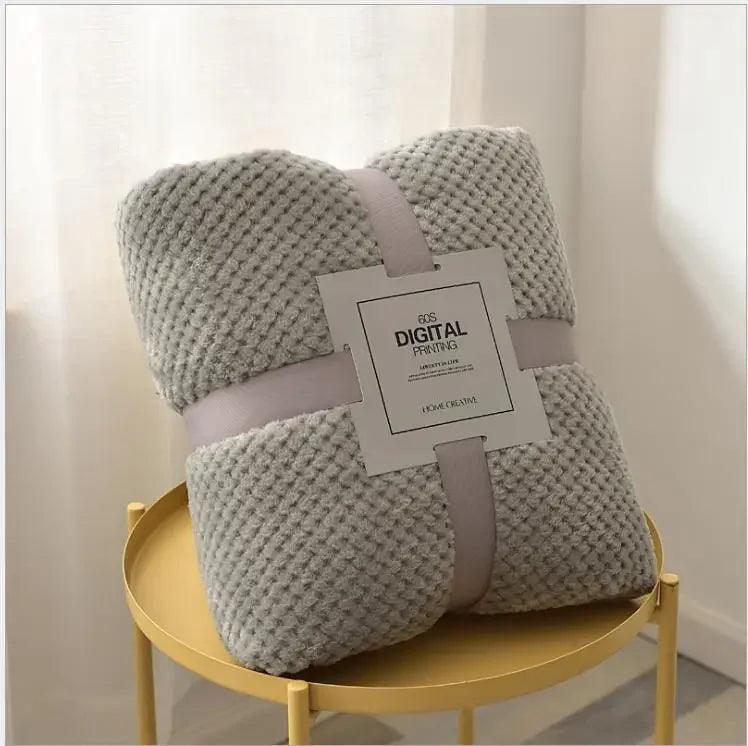 Cozy Coral Fleece Blanket