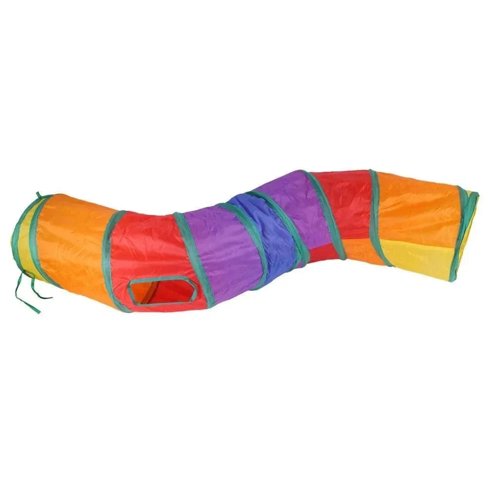 Foldable Cat Play TunnelDescription:
Let your cat explore a world of adventure with this foldable play tunnel! A fun, durable toy that offers endless entertainment and exercise for your fuRegal Pet PalaceRegal Pet PalaceFoldable Cat Play Tunnel
