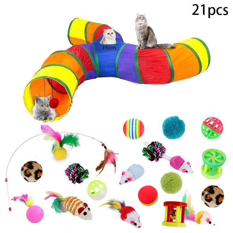 Crinkle Cat Tunnel Toy