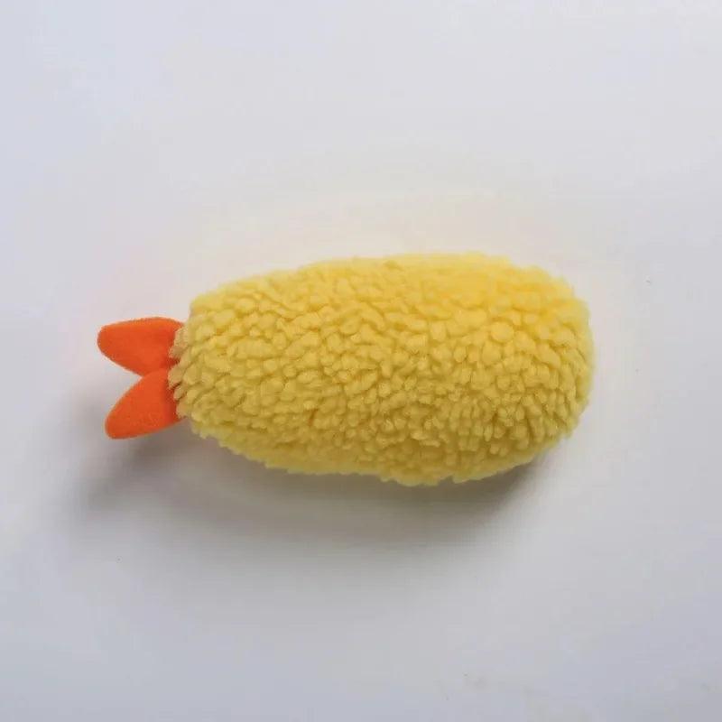 Tempura Shrimp Plush Dog Toy