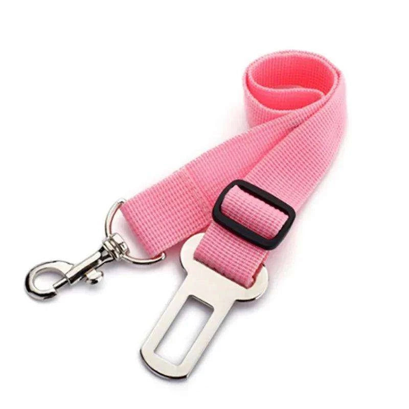 Adjustable Dog Car SeatbeltDescription:
Keep your dog safe and comfortable during car rides! This adjustable, durable seatbelt harness ensures secure travel with reflective bungee fabric for Regal Pet PalaceRegal Pet PalaceAdjustable Dog Car