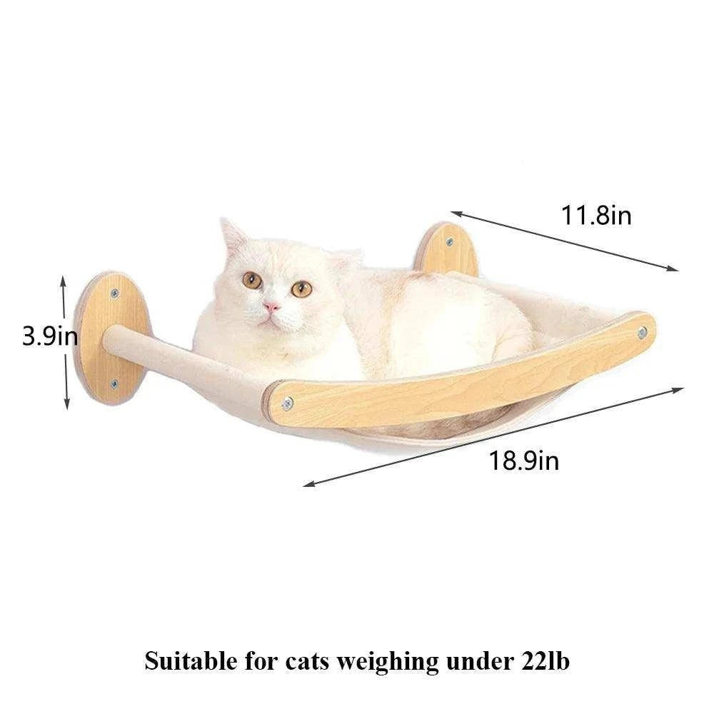 Wall-Mounted Cat Climbing ShelfDescription:
Elevate your cat’s playtime with this four-step wall-mounted stairway. Perfect for climbing, scratching, and resting, it transforms any wall into a verRegal Pet PalaceRegal Pet PalaceWall-Mounted Cat