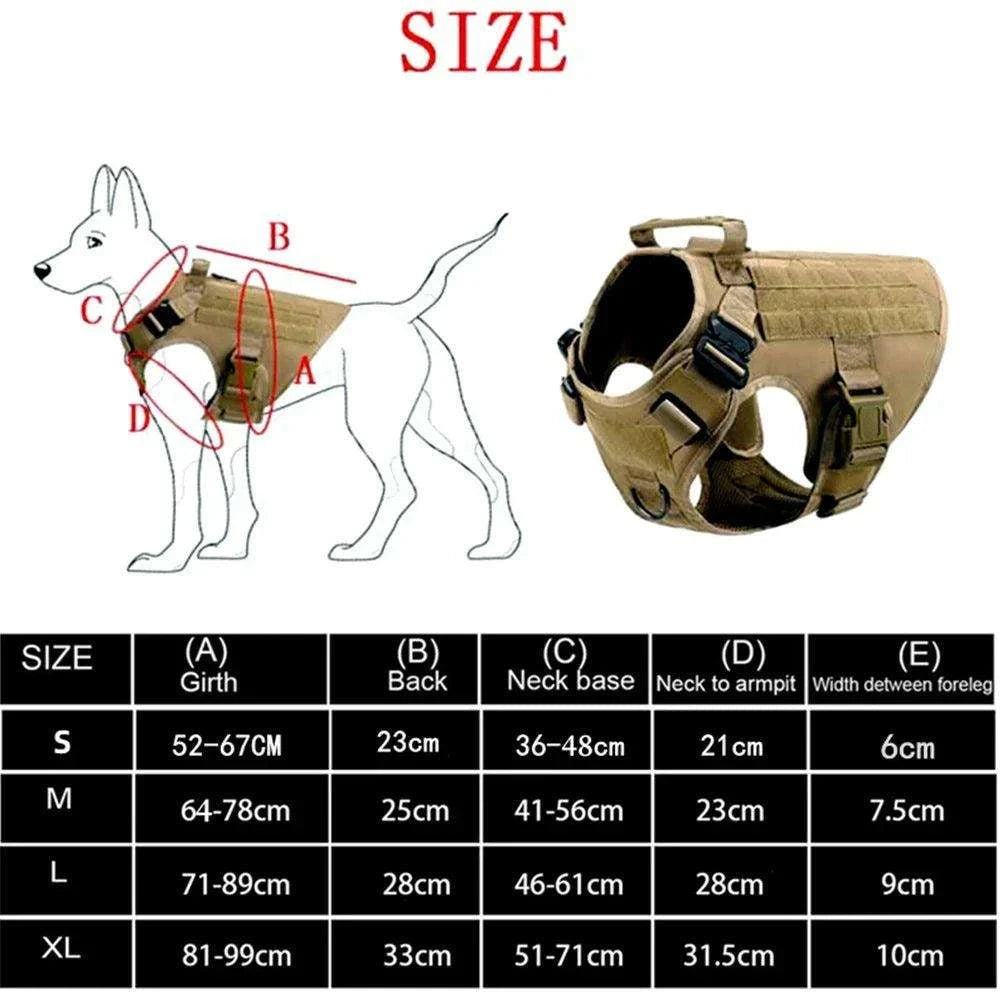Tactical Dog Harness SetDescription:
Gear up your dog for any adventure with this military-style harness! Perfect for training and outdoor activities, it provides comfort, control, and durRegal Pet PalaceRegal Pet PalaceTactical Dog Harness