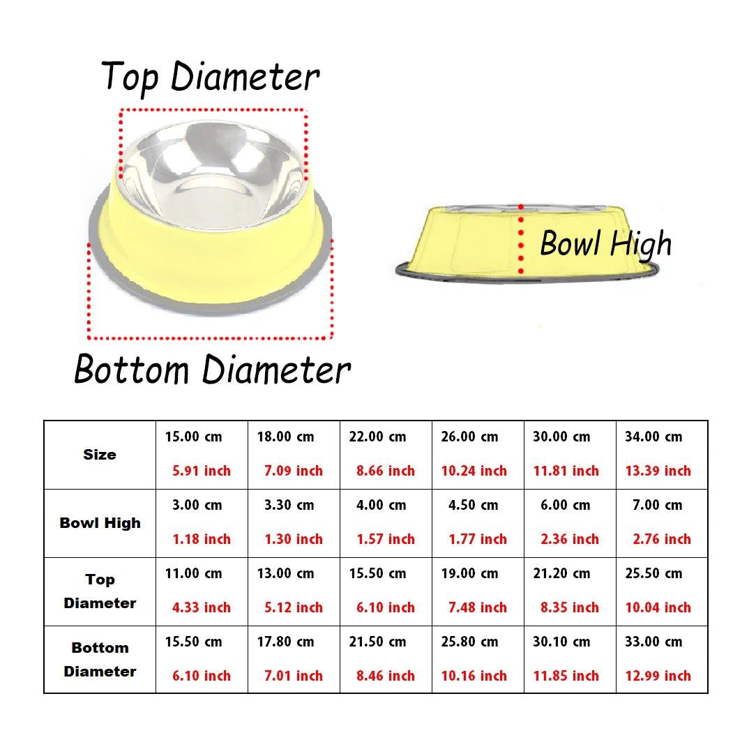 Personalized Pet Stainless Steel Bowl