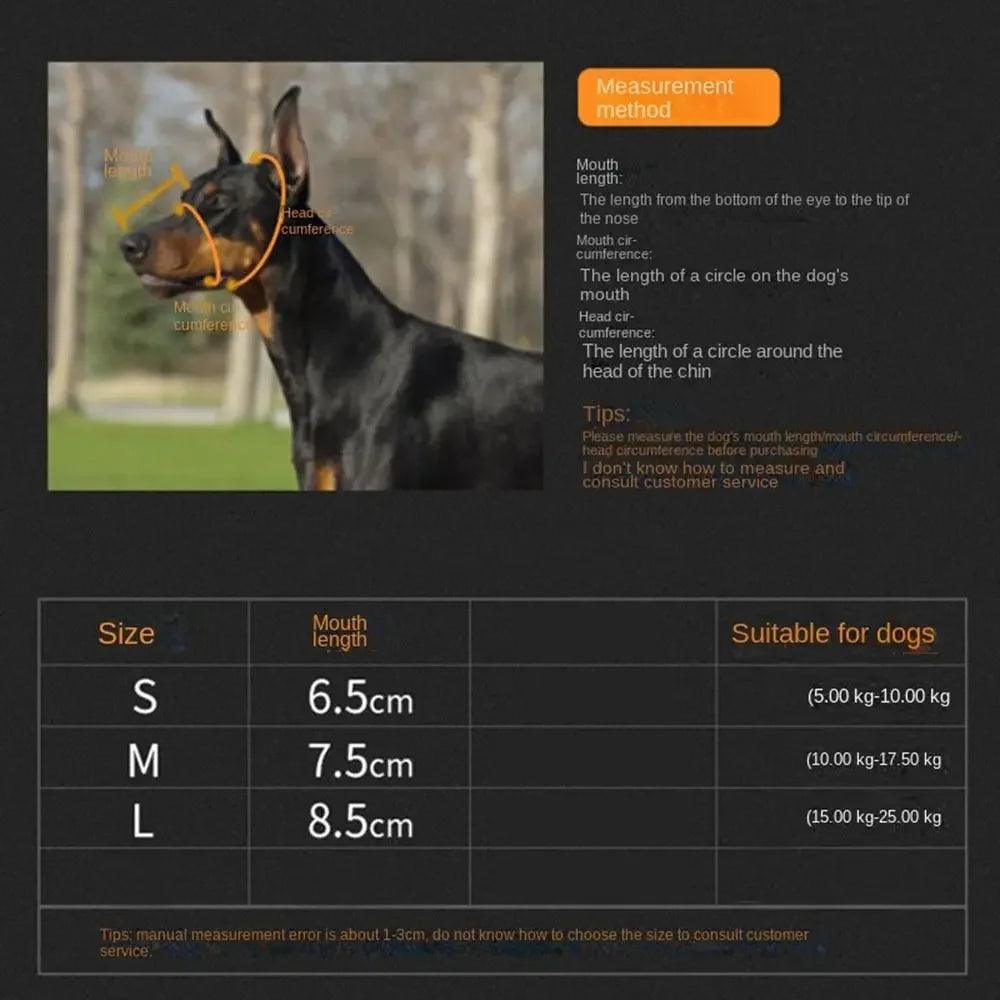 Adjustable Breathable Dog Muzzle