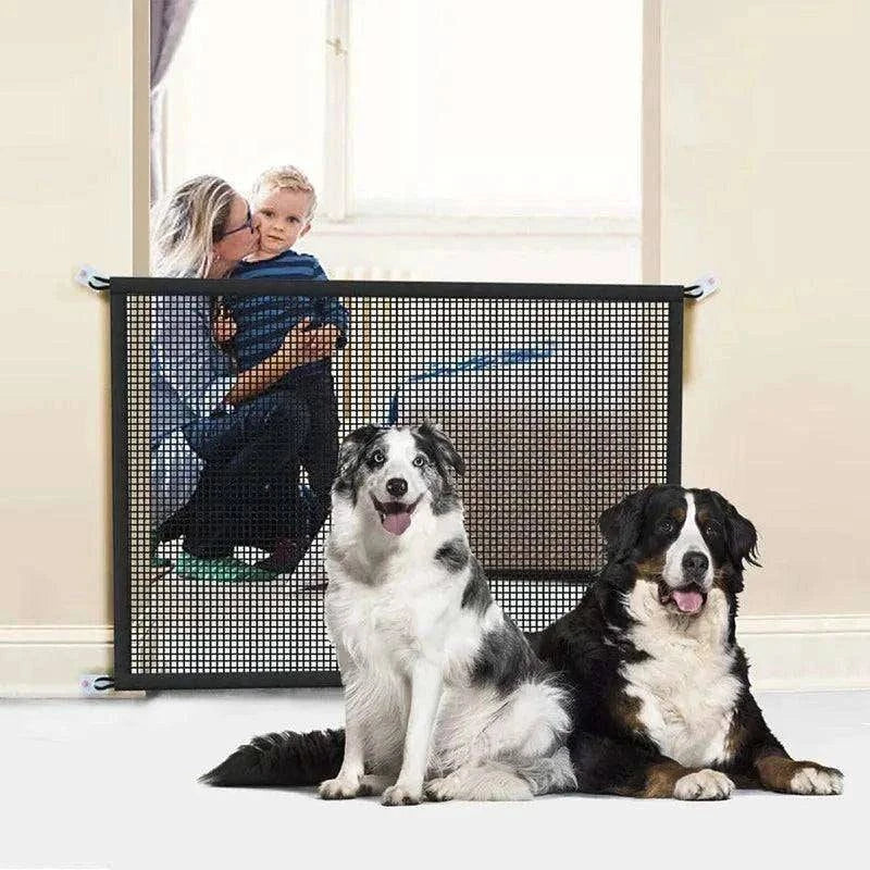 Foldable Pet Safety GateDescription:
Keep your pet safe while giving them their own space! This breathable mesh barrier easily blocks off stairs, doorways, or rooms—no drilling required.
Regal Pet PalaceRegal Pet PalaceFoldable Pet Safety