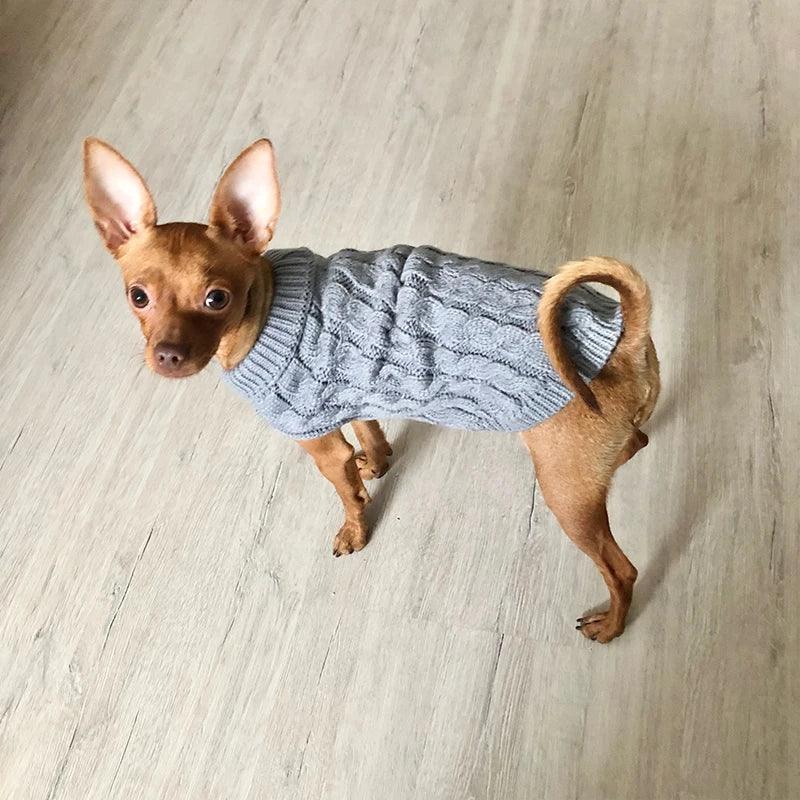 Warm Knitted Sweater for Dogs