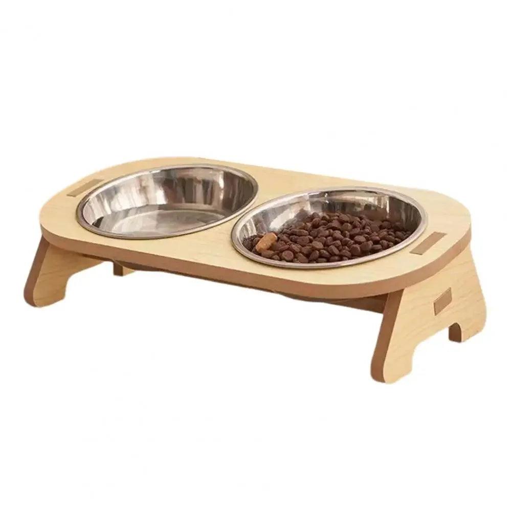 Adjustable Wooden Pet Bowls