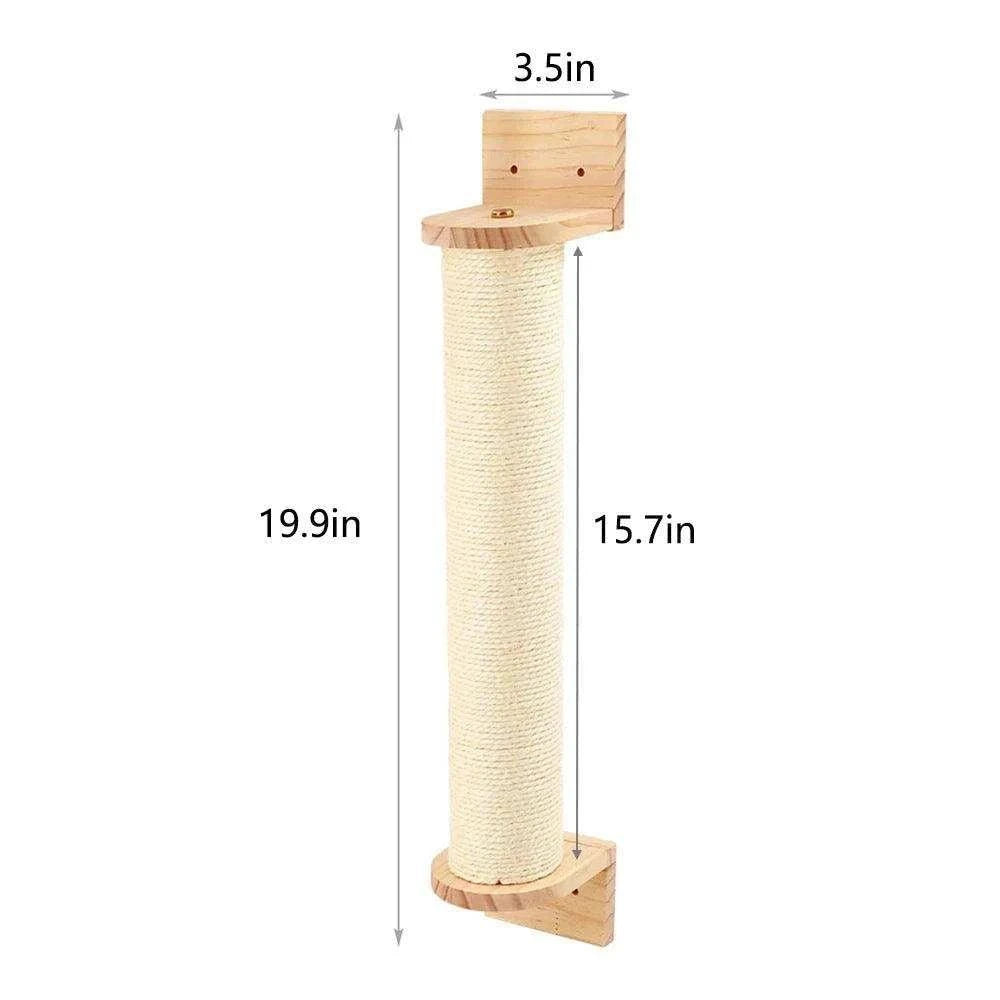 Wall-Mounted Cat Climbing ShelfDescription:
Elevate your cat’s playtime with this four-step wall-mounted stairway. Perfect for climbing, scratching, and resting, it transforms any wall into a verRegal Pet PalaceRegal Pet PalaceWall-Mounted Cat