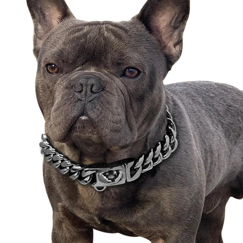 18K Gold Cuban Link Collar