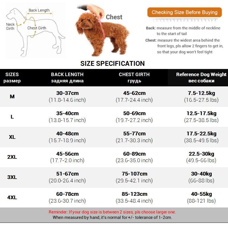 All-Weather Dog Raincoat Suit