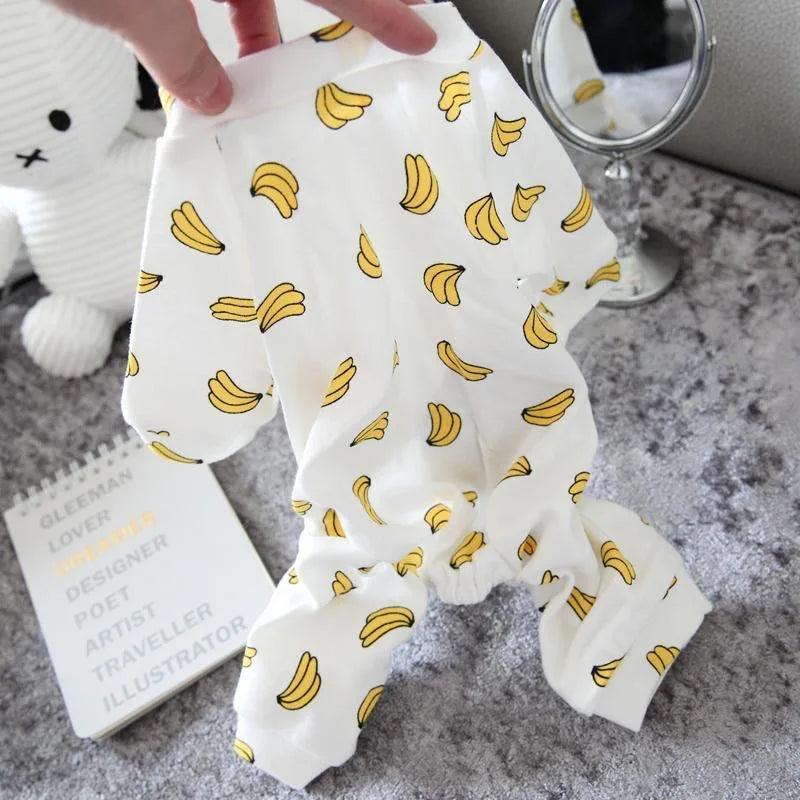 Cotton Print Pet Jumpsuit