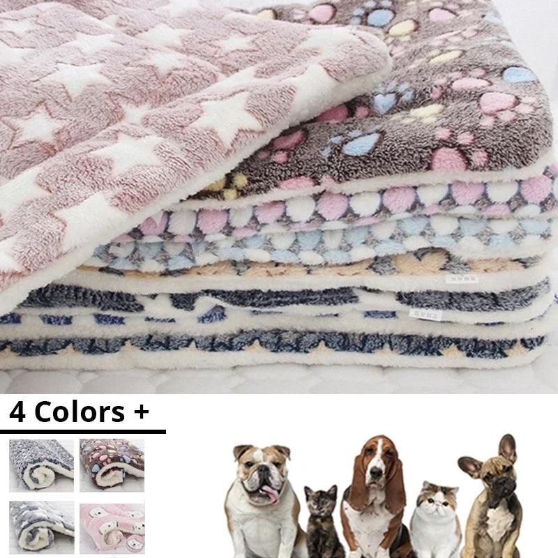 Cozy Bear Pattern Pet Bed