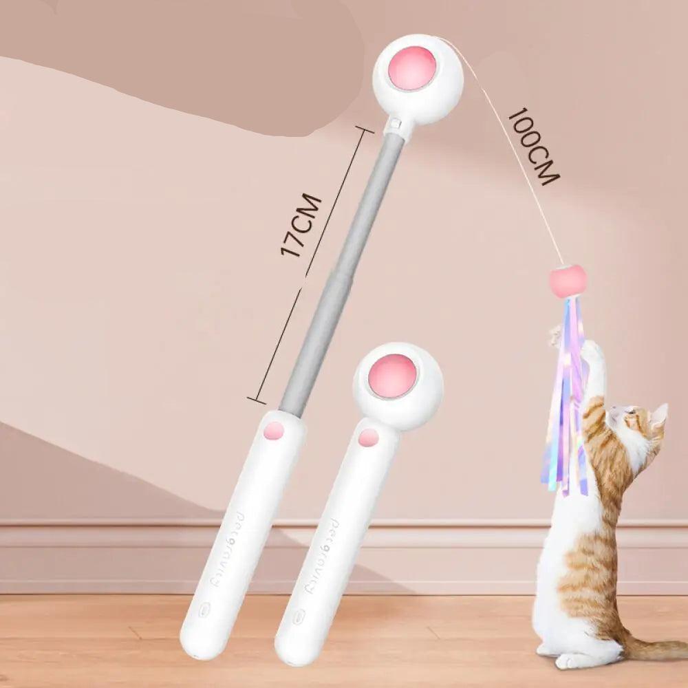 Gravity Cat Wand Toy
