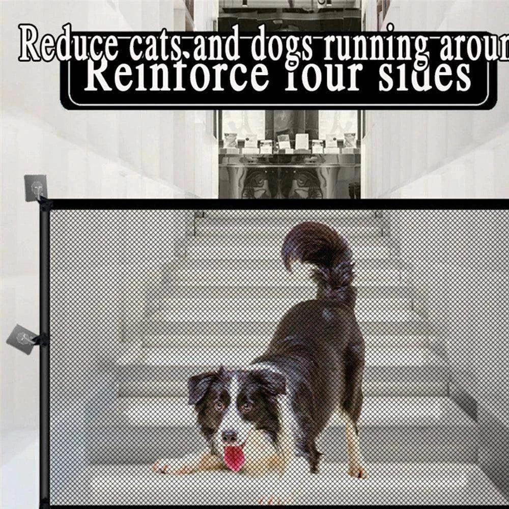 Foldable Pet Safety GateDescription:
Keep your pet safe while protecting your home! This breathable mesh barrier is perfect for blocking stairs, doorways, and other areas to create a securRegal Pet PalaceRegal Pet PalaceFoldable Pet Safety