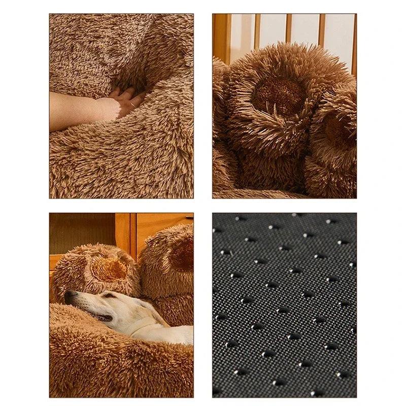 Ultra-Cozy Plush Dog Bed