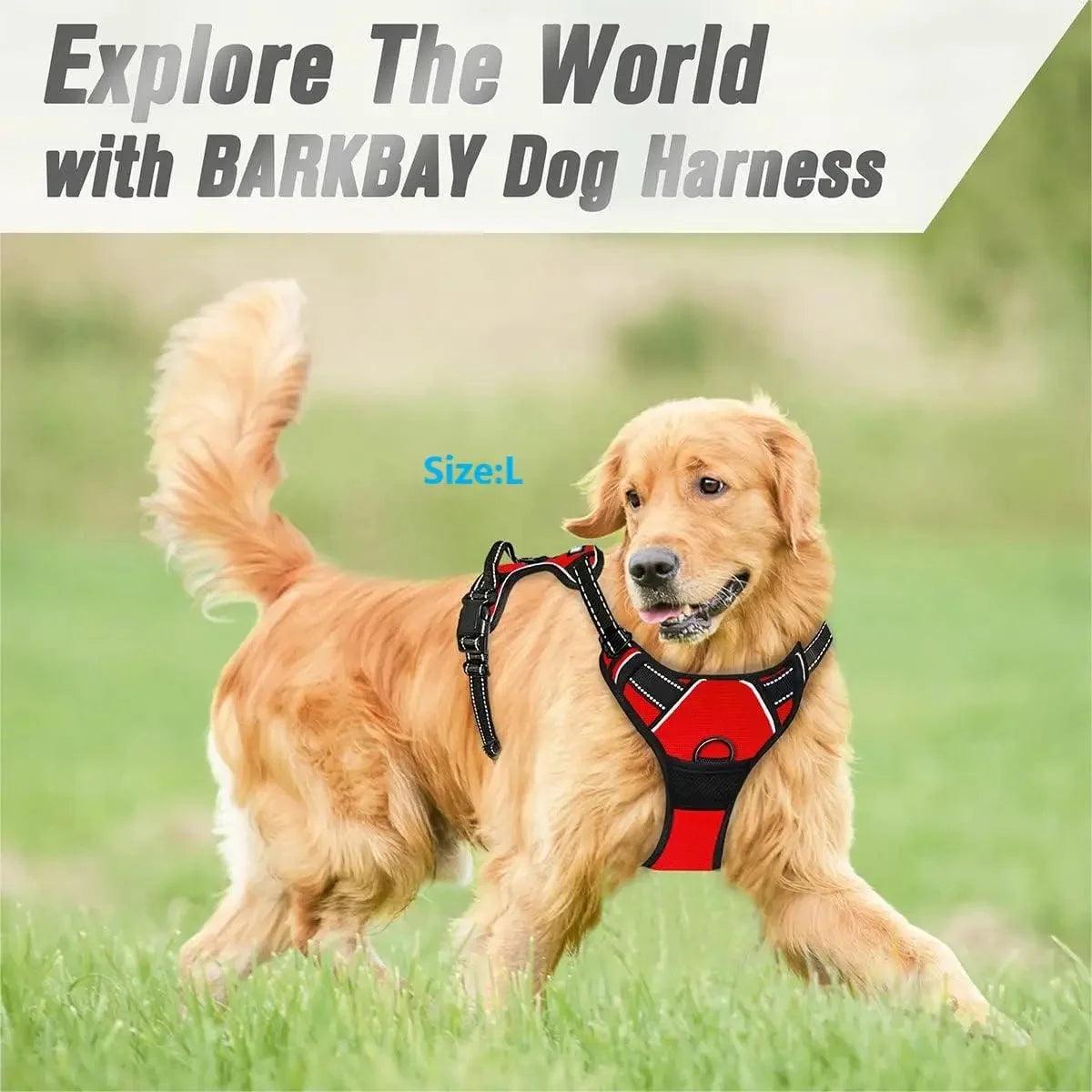 No-Pull Reflective Dog Harness
