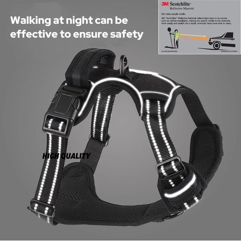 No-Pull Reflective Dog Harness