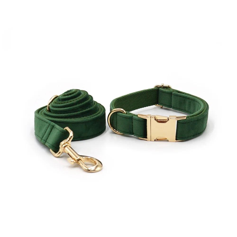 Personalized Velvet Dog Collar