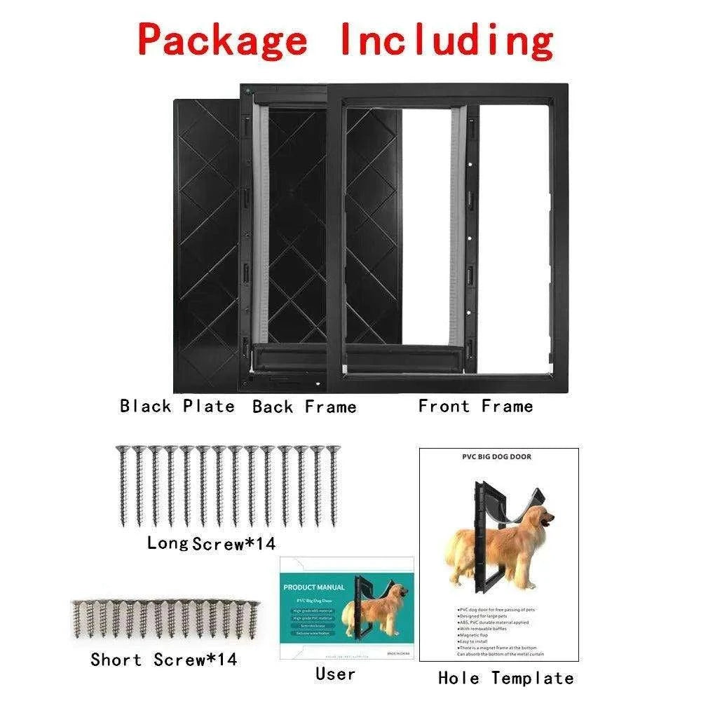 Weatherproof Insulated Pet DoorDescription:
Give your pet the freedom to come and go while keeping your home warm and dry. This insulated, weatherproof pet door is designed for all seasons and ulRegal Pet PalaceRegal Pet PalaceWeatherproof Insulated