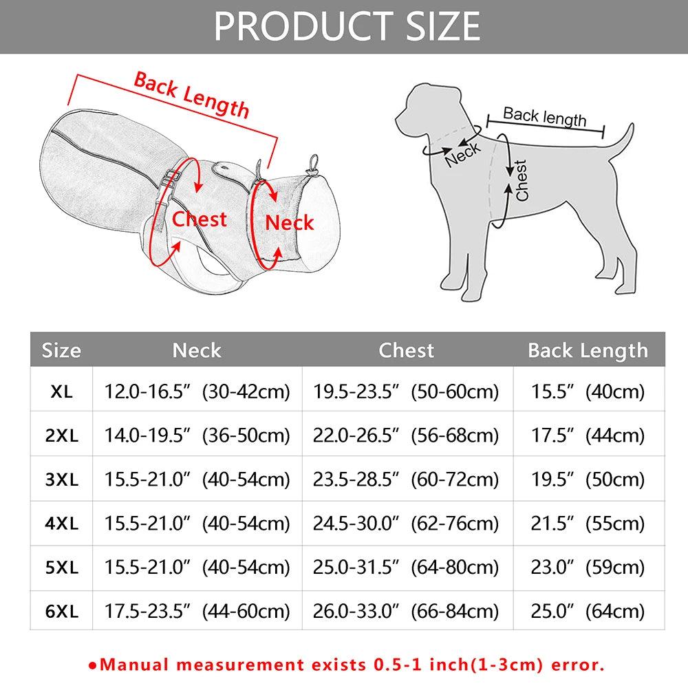 Waterproof Large Dog Raincoat