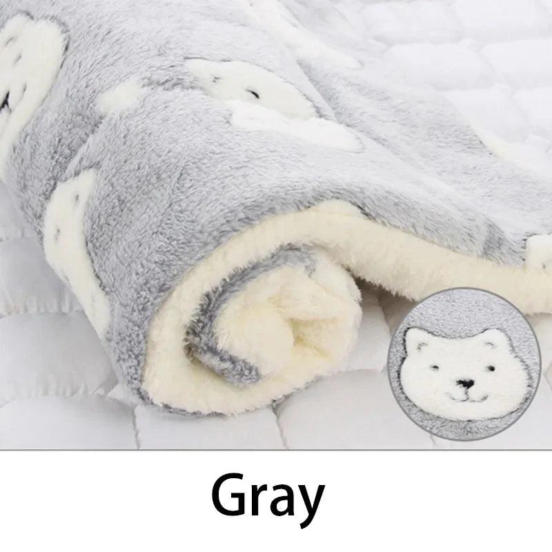 Cozy Flannel Pet Bed
