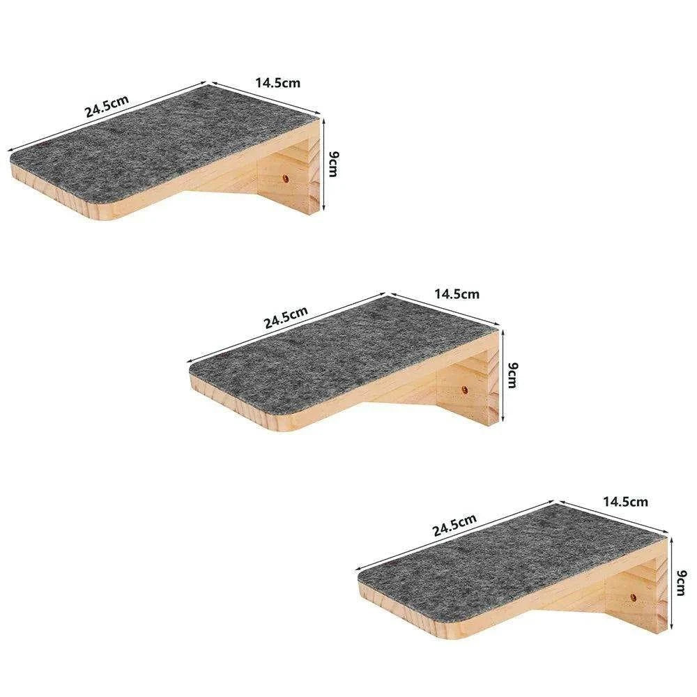 Wall Mounted Cat TreeDescription:
Give your cat the ultimate climbing adventure with this sleek wall-mounted cat tree. Perfect for active felines, it saves space and adds style while keRegal Pet PalaceRegal Pet PalaceWall Mounted Cat Tree