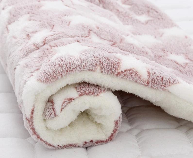 Cozy Bear Pattern Pet Bed