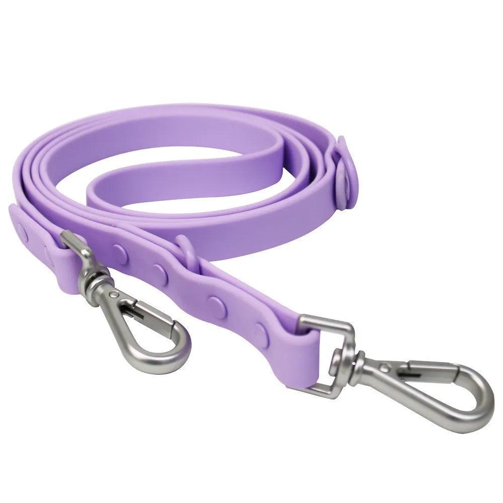 Purple Dog Collar & Leash Set