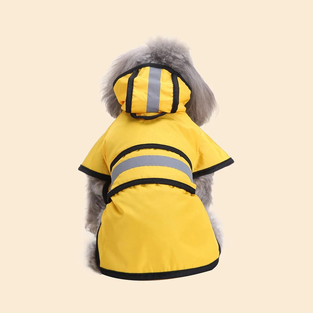 Reflective Waterproof Dog Raincoat