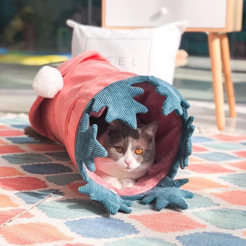 Collapsible Cat Tunnel Bed