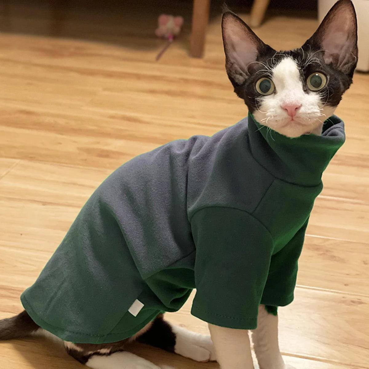 Cozy Cotton Cat Clothes