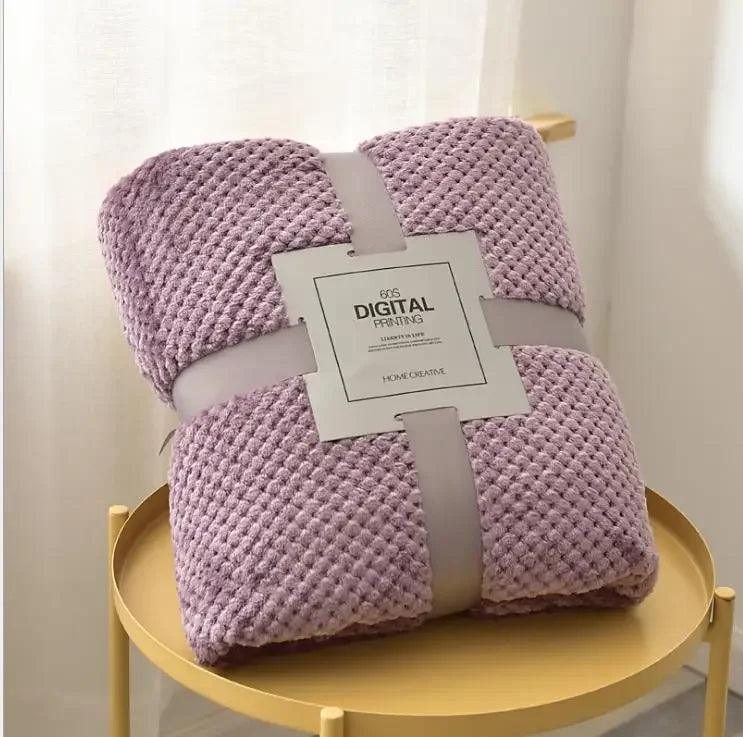 Cozy Coral Fleece Blanket