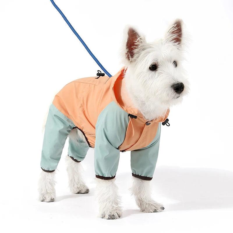 Waterproof Puppy Raincoat Jumpsuit
