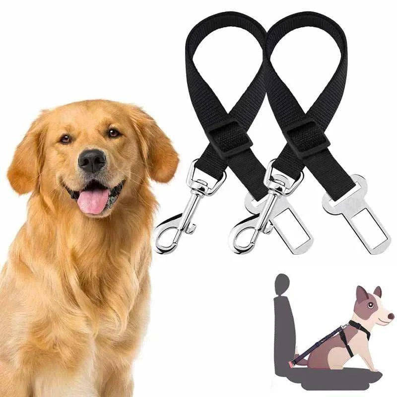 Adjustable Dog Car SeatbeltDescription:
Keep your dog safe and comfortable during car rides! This adjustable, durable seatbelt harness ensures secure travel with reflective bungee fabric for Regal Pet PalaceRegal Pet PalaceAdjustable Dog Car