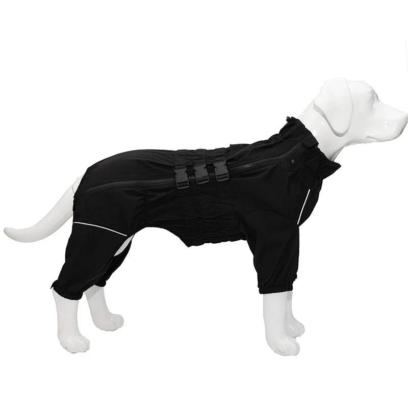 Waterproof 4-Legged Dog Raincoat