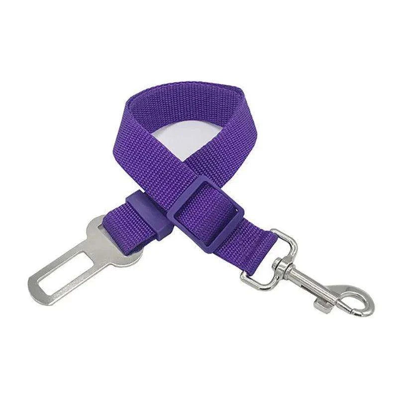 Adjustable Dog Car SeatbeltDescription:
Keep your dog safe and comfortable during car rides! This adjustable, durable seatbelt harness ensures secure travel with reflective bungee fabric for Regal Pet PalaceRegal Pet PalaceAdjustable Dog Car
