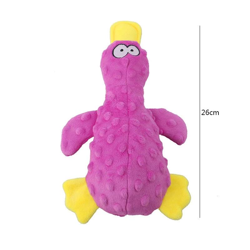 Squeaky Plush Duck Toy