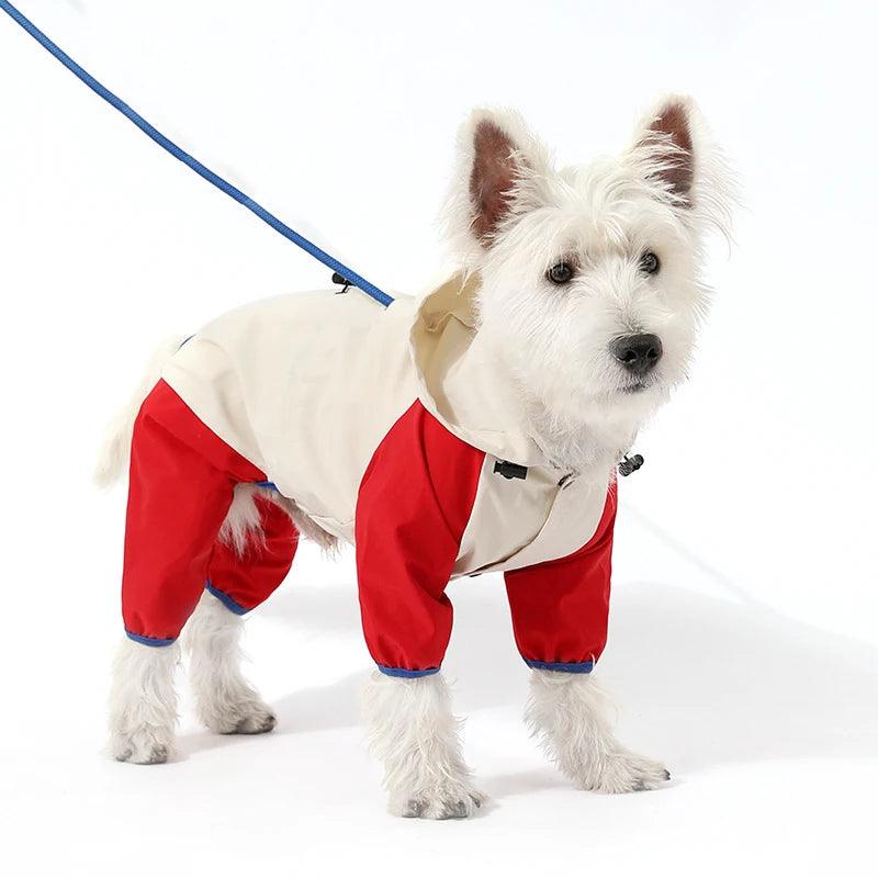 Waterproof Puppy Raincoat Jumpsuit