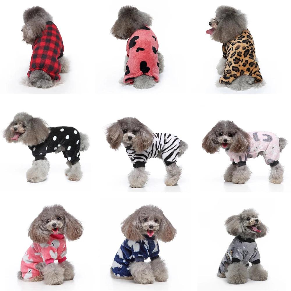 Halloween Dog Winter Pajamas