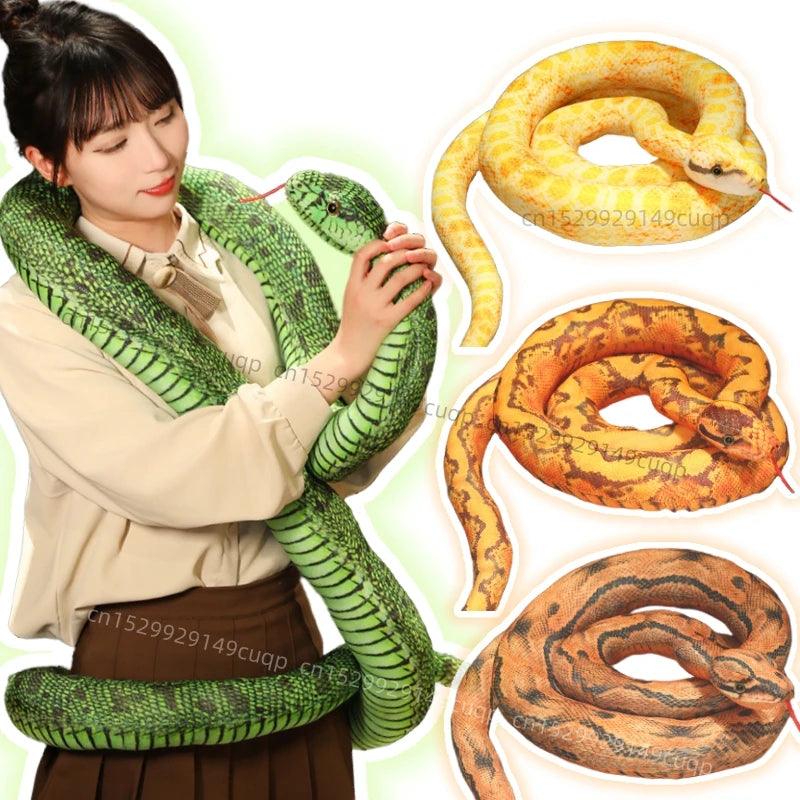 Realistic Plush Snake Toy